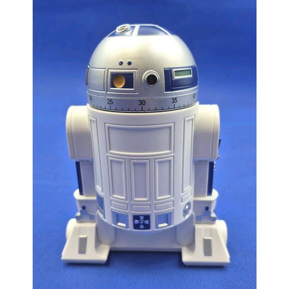 Star Wars R2-D2 Kitchen Timer Rotating Head 5.5" Tall 2014 - Picture 5 of 9